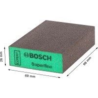 Bosch Standardna brusilna goba Expert S471 Superfine 69 mm x 97 mm x 26 mm