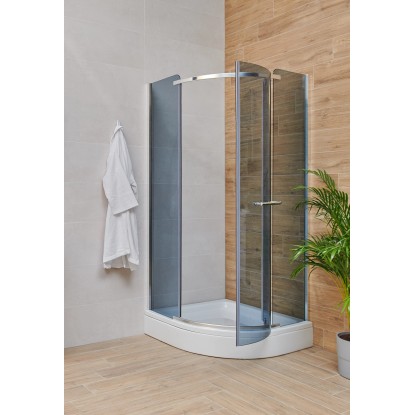 Aquaart Tuš kabina Lugo 90 cm x 90 cm bela sijaj