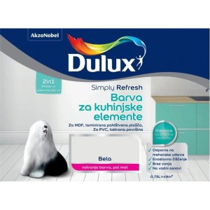 Dulux Barva za kuhinjske elemente bela 750 ml