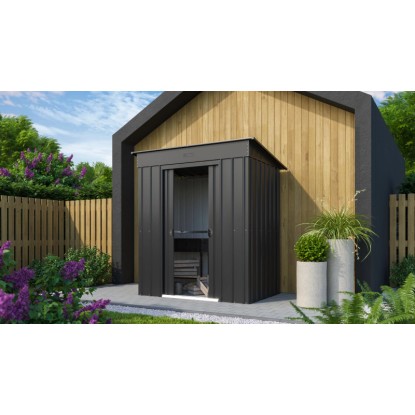 Globel Industries kovinska lopa 6x4 antracit Š x G: 171 cm x 113 cm