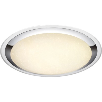 Trio Stropna LED svetilka Miko z zvezdnatim nebom Ø 85 cm bela