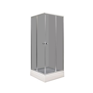 Aquaart Tuš kabina Gray 90 cm x 90 cm kvadratna