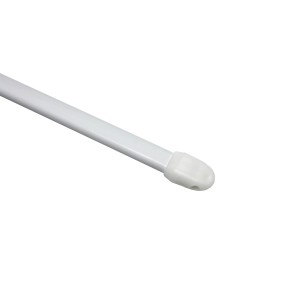Karnisa za vitražne zavese Ploska Ø 11 mm bela 30 cm - 50 cm