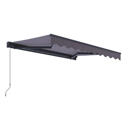 Markiza s pregibnimi rokami Aventura 300 cm x 200 cm Barva antracita