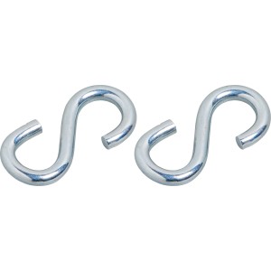 S-kavelj pocinkan 25 mm x 12 mm x Ø 6 mm 2 kos