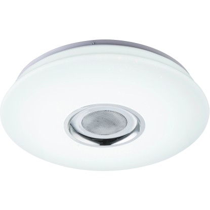 Globo Stropna LED-svetilka Nicole Učinek zvezdnega neba Bela