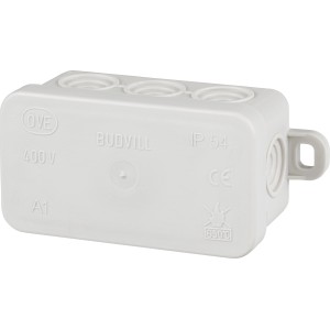 Razdelilna doza nadometna 75 mm x 45 mm siva IP54