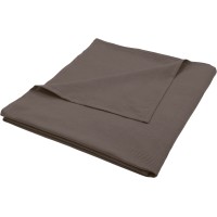 Bombažna odeja 150 cm x 250 cm rjava