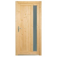 Panto Lesena stranska vhodna vrata NET 510 natur 98 cm x 198 cm leva