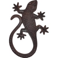 Okrasna figura kuščar kovina