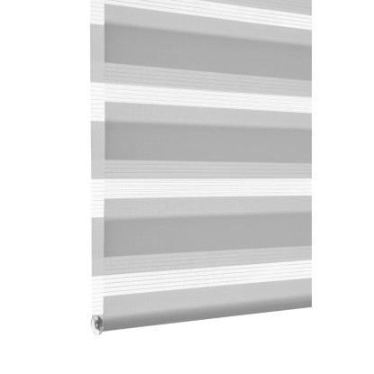 Gardinia Easyfix dvojni rolo z montažno tirnico 120 cm x 150 cm siva