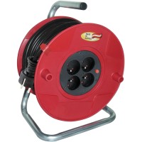 Brennenstuhl Kabelski boben 260 H05VV-F 3G1,5 rdeča 25 m