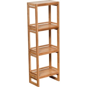 Tendance Stojalo za kopalnico s 4 policami bambus