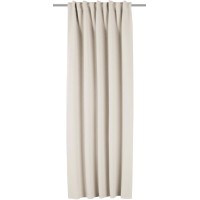 Zavesa z zankami Offwhite 245 cm x 135 cm