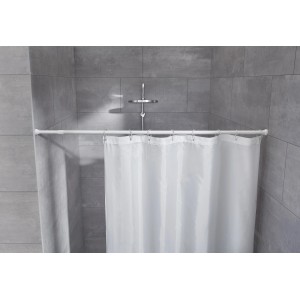 Kleine Wolke vzmetna palica 125 cm do 220 cm ø 21 cm bela