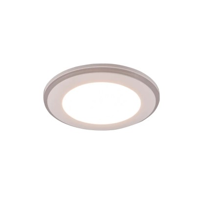 Trio Vgradna LED-svetilka Argus 1-plamenska bela mat Ø 8,2 cm