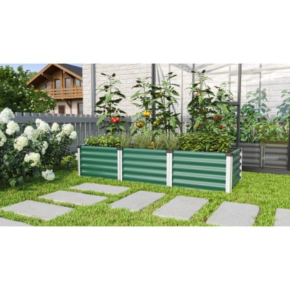 Visoka greda Vitavia Linus In und Out 401 S Morska trava/aluminij