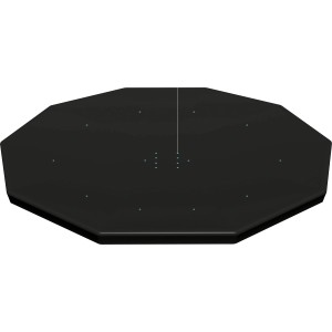 Bestway Flowclear Pregrinjalo za bazen PVC črno Ø 305 cm