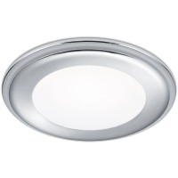 Trio Vgradni reflektor LED Aura 10 W 1040 lm krom