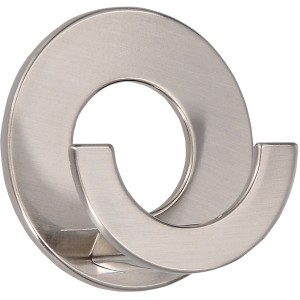 Siro Kljuka 2332 Kovina Barva nerjavečega jekla Sijajna Samolepilna Ø 60 mm