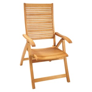 Zložljivi stol Chelsea z nastavljivim naslonjalom FSC®