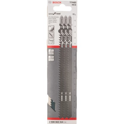 Bosch List za vbodno žago T 744 D 3 kosi