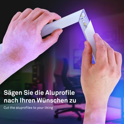 Briloner Pimp your Stripe LED trak začetni komplet Smart RGB/W-funkcija 2 m