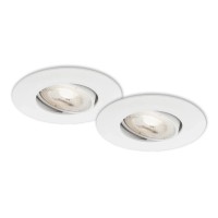 Briloner LED vgradne luči Kulana bele Ø 9 cm komplet 2 kosov