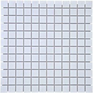 Keramična mozaična ploščica bela sijajna 33 cm x 33 cm