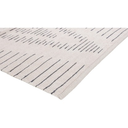 OBI Preproga iz bombaža Vzorčasta Bež-črna 60 x 90 cm