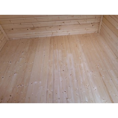 Weka Lesena vrtna hiška 122 Vel. 4 Siva 7,1 m²