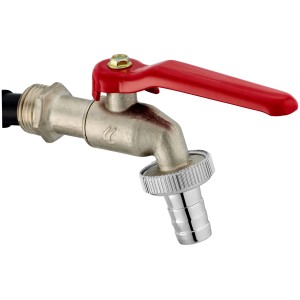 Kroglični odtočni ventil 21 mm (R 1/2) z navojem za cev