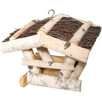 Ptičja hišica Streha iz slame 19 cm x 24 cm