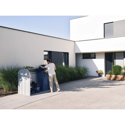 Biohort Vrtna škatla StoreMax 190 Temno siva kovinska