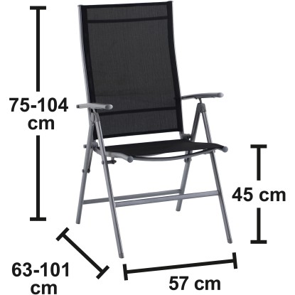 Vrtni set Suriname 3-delni iz jekla