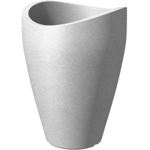 Scheurich Posoda za rože Wave Globe High Ø 40 cm × 54 cm, Stony Grey