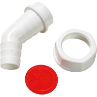 Natični nastavek za kotno cev 30,3 mm (G1) Ø 20 mm - Ø 24 mm Bel