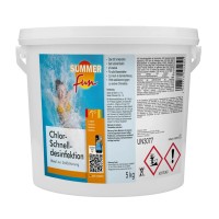 Summer Fun Klor za hitro dezinfekcijo 5 kg za sunkovito kloriranje