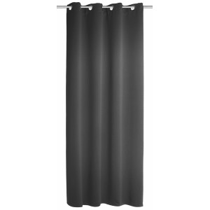 Zavesa z obročki Blackout Mia črna 245 cm x 140 cm
