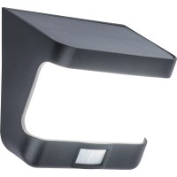 Lutec Stenska solarna LED-svetilka Try 1-plam. mat črna 23 cm x 12,5 cm x 6,9 cm