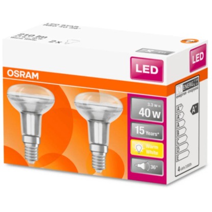 Osram Reflektorska LED-svetilka E14/3,3 W (210 lm), Topla bela svetloba