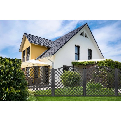 Element ograje za zasebnost Pergola antracit 164/180 cm x 180 cm FSC