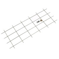 Kovinski špalir 150 cm x 60 cm Zelen