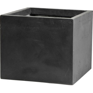 M Collections Korito za rože Cubi 28 cm x 28 cm antracit