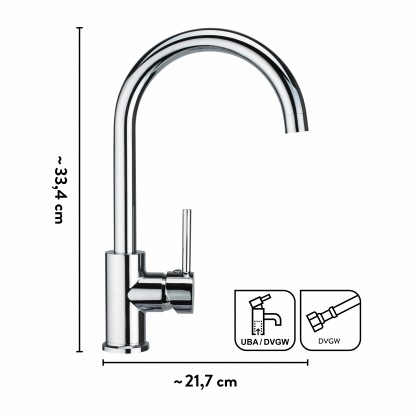 baliv Kuhinjska armatura KI-1830 Krom