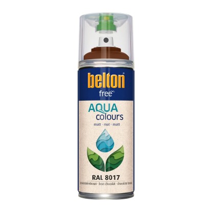Belton Free PU-lak na vodni osnovi RAL 8017 Čokoladno rjava mat 400 ml