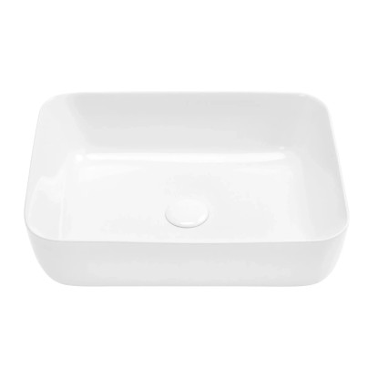 Uptrend Nasadni umivalnik Hera 50 kvadratni bel