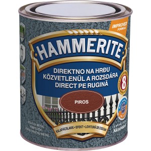 Hammerite Efekt lak za kovino Hammered rdeča 750 ml