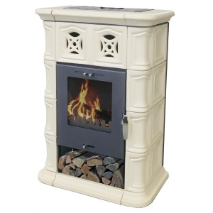 Domofire Kamin Bern II 7 kW krem