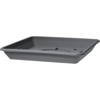 Scheurich Podstavek Lara 29 cm x 29 cm kovinsko siva